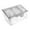 3 Different Slot, variant on Tnarru Chilled Condiment Server Bar Salad Taco Chilled Fruit Salad Platter Bar Garnish Holder Keeping Food Cool, Fresh 2 Slot