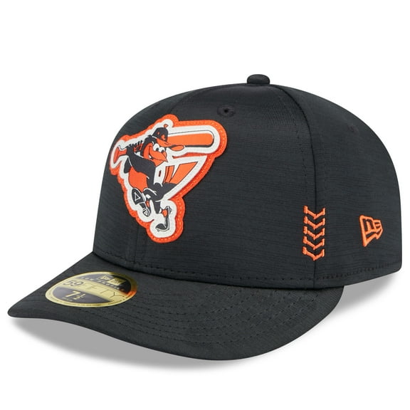 Men's New Era Black Baltimore Orioles 2024 Clubhouse Low Profile 59FIFTY Fitted Hat