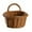 style4, variant on Hanging Woven Storage Basket, Artificial Wicker Storage Basket Portable Flower Plants Fruit Basket, Wall Mounted Storage Basket for Home Garden Farmhouse