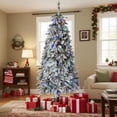 thumbnail image 3 of Bingirl 7FT Pre - Lit Christmas Tree Featuring 230 Color - Changing LED Lights with 8 Modes and a Metal Stand, 3 of 7