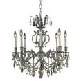 thumbnail image 2 of 9508 Marseille Collection Hanging Fixture D24in H26in Lt:8 Pewter Finish (Swarovski Strass/Elements Golden Teak Crystal)-Finish:Pewter, 2 of 2