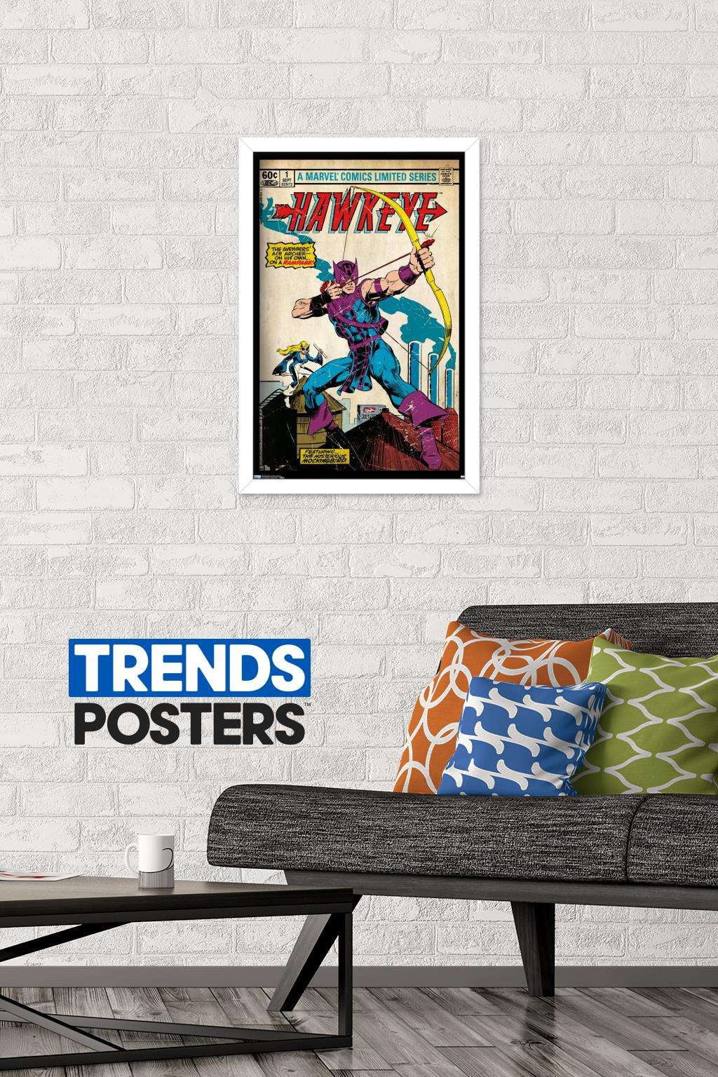 Marvel Comics - Hawkeye - Hawkeye #1 Wall Poster, 14.725" x 22.375", Framed