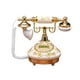 thumbnail image 1 of Teléfono fijo antiguo,Teléfono fijo retro europeo Teléfono antiguo,Teléfono retro con cable Pulsador Teléfono clásico,Teléfono Fijo Vintage Mesa Moda Antigua,Teléfono fijo vintage Cafe, 1 of 9