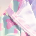thumbnail image 7 of SUCS Girls Swimsuit Long Sleeve Surf Leopard Heart Print Lightweight Swimsuit, 7 of 7