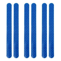 Unique Bargains 6pcs Blue Reflector Car Rearview Mirror Reflective Stickers Warning Tape 16 x 1.5cm
