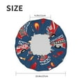 thumbnail image 6 of Balery Fire Truck 1 Shower Caps, Double Layer Waterproof Shower Cap, Double Layers Reusable Shower Cap With Soft Comfortable For Long Thick Hair Soft Bath Shower Hair Caps, 6 of 9