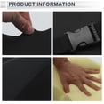 thumbnail image 3 of Almohada de reposacabezas de coche Unique Bargains, almohada ergonómica para el cuello, soporte para el cuello, poliéster, espuma viscoelástica, negro, 1 pieza para viajar., 3 of 7