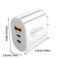 LUODU Wall Port Wall Chargers Multiple Wall Plug Wall Wort C Type