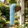 thumbnail image 5 of 5 Pack Artificial Weeping Willow Hanging Vines, 37.4 inch Aesthetic Faux Floral Trailing Vine Arrangement, Decorative Greenery for Wedding Living Room Outdoor Courtyard Festival Everyday Decor, 5 of 6