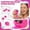 A001- A, variant on Squishy Vomiting Egg Squeeze Toy with Modeling Material Squeezing Action, 1-Pack 2.5 Inches, Pink, for Office Desk Relaxation, Sensory Toy