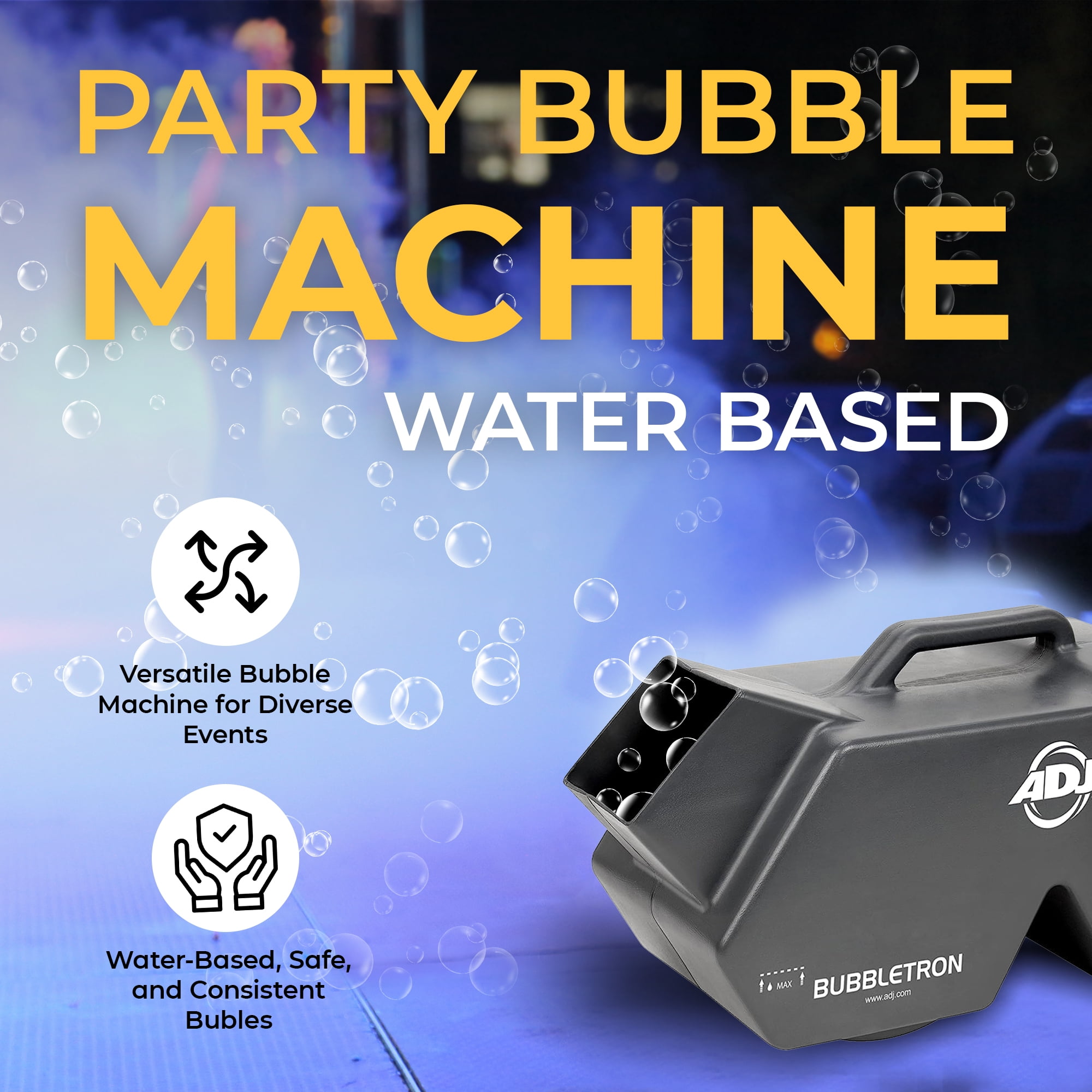 American DJ BUB773 BUBBLETRON Molded Plastic Portable High Output Bubble Machine