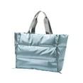 thumbnail image 2 of Bolsa de Gimnasio deportiva Yinane Bolsa de lona Tote Bolsillos múltiples Bolsa de noche resistente al agua Azul, 2 of 8