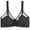 Black, variant on French - Style Sexy Women's Lace Bra - Plus Size, Ultra - Thin Mesh & Underwire, Seamless Gathered Push - Up, Comfortable Enough for All - Day Everyday Use Beige 4XL