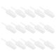 thumbnail image 1 of EeaseMX 15 palas de plástico transparente para harina, minipalas de cocina para helado, proteínas, polvos, café y té (blancas), 1 of 8