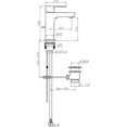 thumbnail image 2 of Black Basin Faucet With Pull Out, Basin Mixer Tap With Cold & Hot Water, Basin Faucet With Neopepl Removable Bubbler And Ceramic Valve, Chrome, Easy C, 2 of 3
