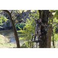 thumbnail image 5 of BIG GAME Hunter HD 1.5 Treestand - Adjustable Shooting Rail, Extra Wide/Deep Platform for Wide Stances, Flex Tek Comfort Seating 18.6' Tall, Black, 5 of 5