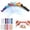7PC, variant on 3PC Reusable Zippered Pill Pouch with Slide Lock Travel Pill Case for Medicine, Qtips & Small Items Compact Pill Bags for Trave Orange