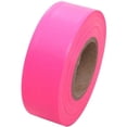 thumbnail image 2 of Tape Planet Flagging Tape 1-3/16 inch x 150 ft Non-Adhesive Plastic Ribbon, Fluorescent Pink, 2 of 4