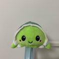 thumbnail image 5 of El original peluche reversible de tortuga: juguete sensorial para alimentar a las estrellas verdes, felices + enojadas: ¡Muestre su estado de ánimo sin decir una palabra!, 5 of 5