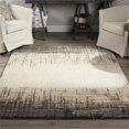 thumbnail image 1 of HomeRoots 491594 5 x 8 ft. Abstract Ombre Area Rug, Brown, 1 of 1