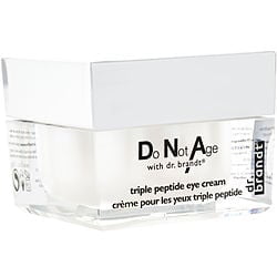 No envejes con el Dr. Brandt Triple Peptide Eye Cream por el Dr. Brandt para unisex - 0.5 oz de crema para los ojos Dr. BRANDT Dr. Brandt