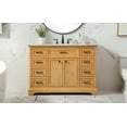 thumbnail image 2 of Elegant Decor Americana 48" Wood Single Bathroom Vanity in White, 2 of 7