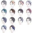 thumbnail image 5 of FNNMNNR Women Head Wraps Bohemian Styles Multipurpose Knot Caps Bonnet Sleep Beanie Headwear Turban Cap, 5 of 9