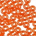 thumbnail image 2 of Miyuki Round Rocaille Seed Bead 8/0 Transparent Luster Orange, 2 of 2
