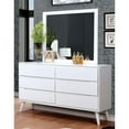 thumbnail image 7 of Allora 4pc Wood Bedroom Set - King+Nightstand+Dresser+Mirror in White, 7 of 7