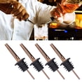 thumbnail image 4 of Ruining Dosificadores de Botellas para Alcohol, dosificadores de Botellas de Acero Inoxidable + Goma antifugas Fácil de Limpiar para Bares para restaurantes(Oro Rosa sin tapón) Cocina Octpeak NO, 4 of 7