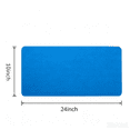thumbnail image 4 of Thick Yoga Mat Non Flexible Workout Mat with Carry Strap Lightweight Portable Fitness Exercise Mat for Pilates Gym Home Training Shock Absorbent, 4 of 5