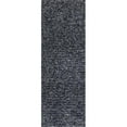 thumbnail image 1 of HomeRoots 353887 2 ft. 3 in. x 7 ft. 6 in. Runner Polyester Black Heather Area Rug, 1 of 1