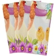 thumbnail image 6 of Easter Egg Floral Bow Ribbon Kitchen Tea Towels Set of 1 Absorbent Hand Dish Towels, Chicken Flower Dishcloths Lint-Free 18x28 Inch Fast Drying for Cooking Baking Home Clean, 6 of 7