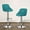 Teal Green, variant on MoNiBloom Bar Stools Set of 2, Swivel Counter Height Barstools, Adjustable Height Kitchen Stools Chairs with Backrest, Teal Green