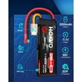 thumbnail image 3 of Hoovo 3S 11.1V 3200Mah 50C Batterie Rc Lipo avec Connecteur Deans T pour Voiture Rc Hélicoptère Rc Quadcopter Modèles Rc (2 Packs), 3 of 5