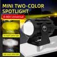 thumbnail image 4 of Par Faros Luces Led Para Motos Auto Doble Color Impermeable, 4 of 8