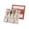 thumbnail image 2 of jifeng Christmas Spoons Forks Set Flatware Cutlery Set Tea Spoons Utensils Xmas Cutlery Red Box, 2 of 9