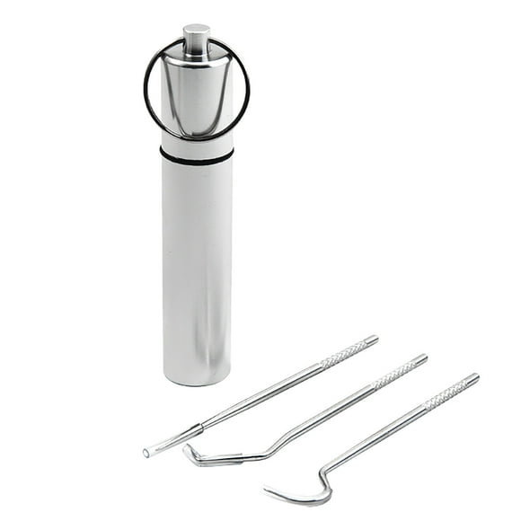 3Pcs Stainless Steel Probe Tweezers Kit for Tooth Care Cleaning Hygiene Oral Hygiene Tool Effective Cleaning High-Quality Material