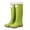 Green, variant on Women's Lightweight Lined Knee High Rain Boots Waterproof Non Outdoor Hiking Camping Footwear Black 43