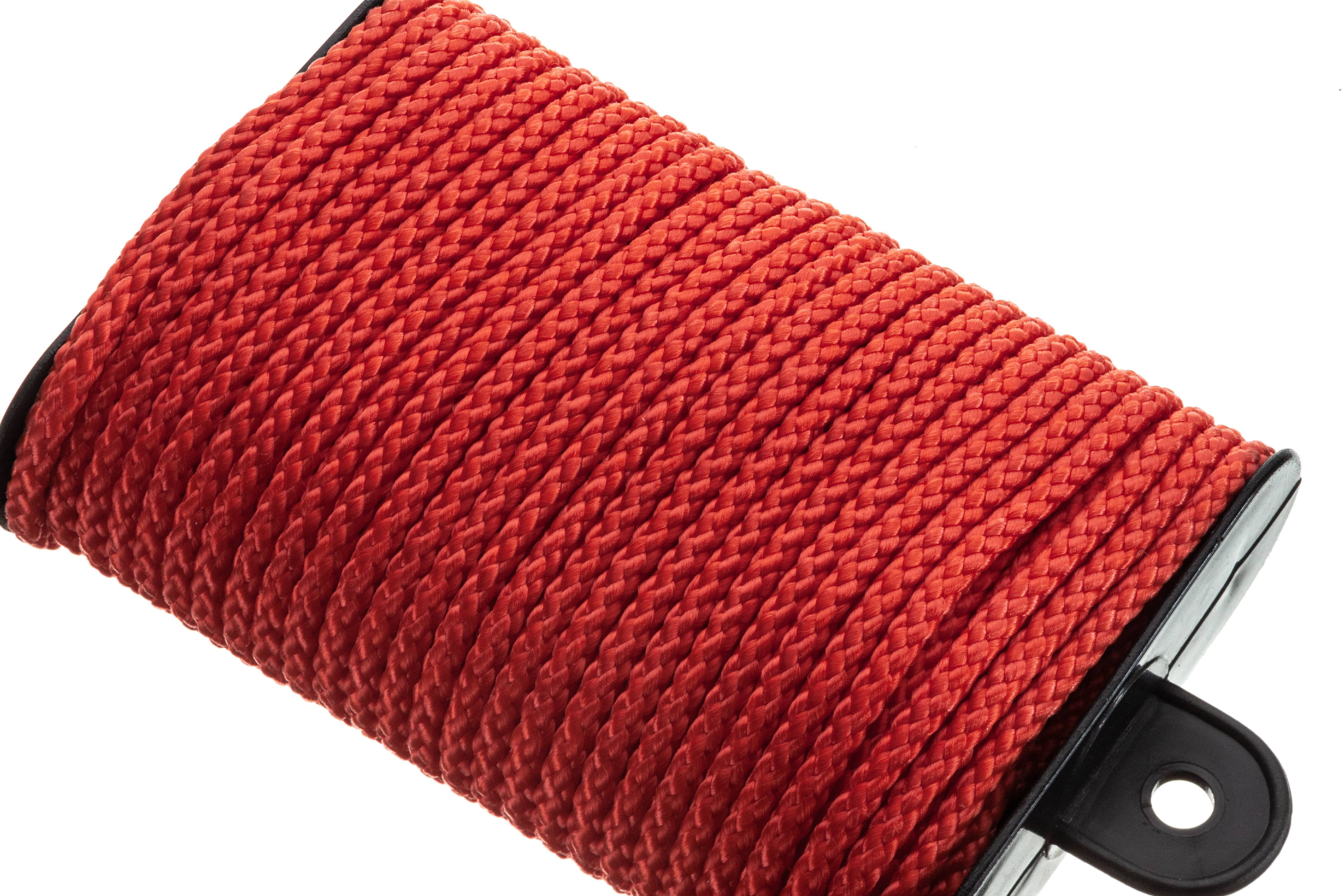 Attwood 11700-2 Neon Colored Diamond Braided Polypropylene Marine Utility Cord, 1/8" Diameter x 45' Long