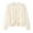 White, variant on SonxaHe Toddler Girl's Jacket Long Sleeve Button Knit Cardigan Child Soft Cozy Lightweight Autumn Outerwear White,Sized 4-5