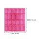thumbnail image 2 of Rosy Acrylic Nail Organizer Box for Storing Nail Charms 1Set, 2 of 4