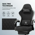 GTPLAYER Gaming Chair with Footrest&Pocket Spring Cushion&Linkage