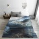 thumbnail image 5 of Balery Fantasy Swan Yacht Design Manta de Felpa Suave y Acogedora – Cobija de Franela Aterciopelada para Cama, Lavable y Cálida para Sofá, Mascotas, Transpirable-80"x60", 5 of 7