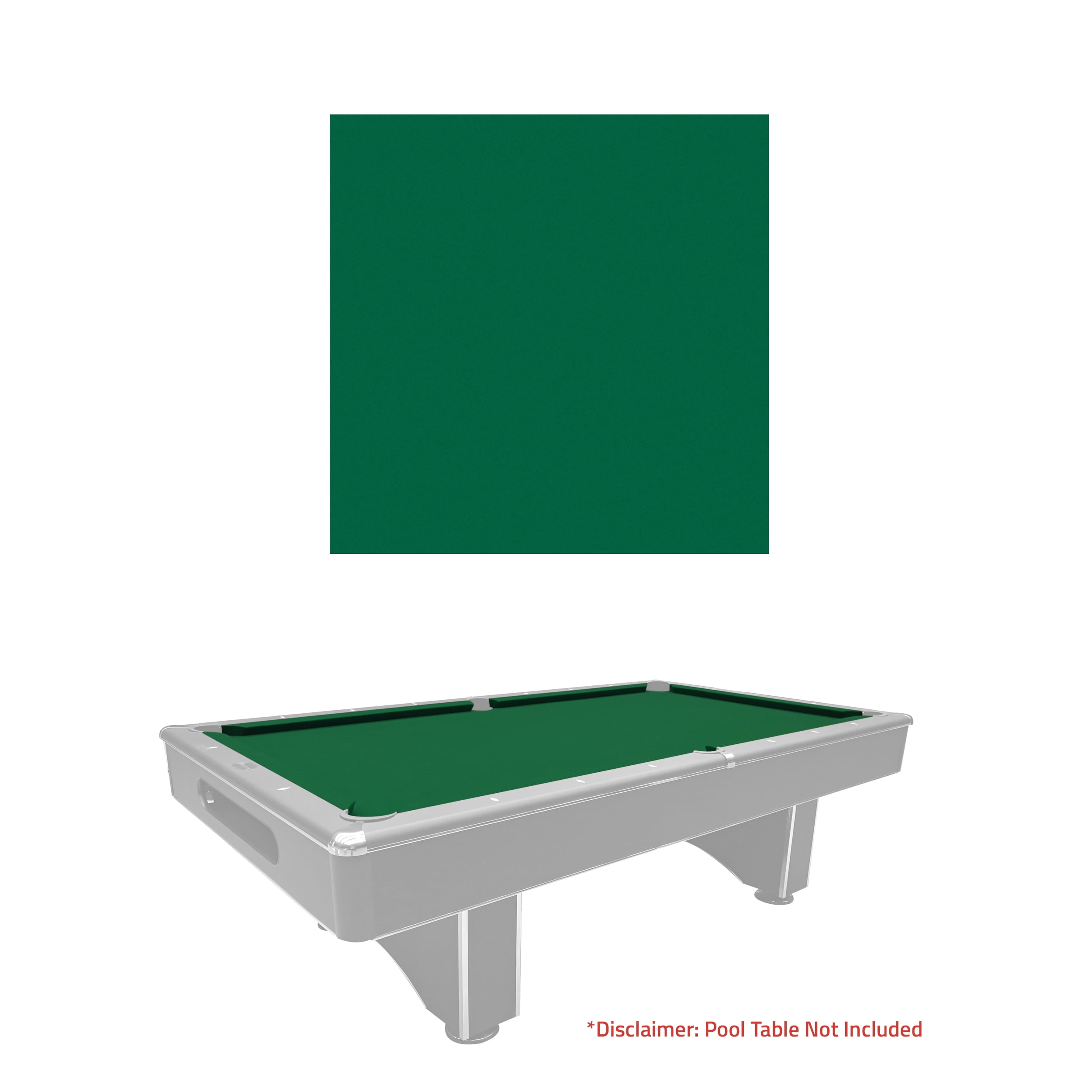 PreCut Green Pool Table Felt Cloth for 8Foot Billiard Tables by