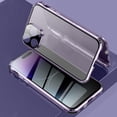 thumbnail image 1 of Metal Magnetic Case Compatible With Iphone 14 Pro Max/14 Pro, Anti-Peep Double Sided Glass Cover With Lens Protector, 1 of 5