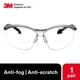 thumbnail image 4 of Gafas de seguridad 3M BX Dual Readers +2.0 con marco plateado/negro, 4 of 6