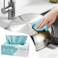 thumbnail image 4 of Beautynvta Microfiber Cleaning Cloth with Dispenser Box, 2 Boxes, 40 Count Edgeless Towels, Reusable Cleaning Rags for Home, Kitchen and Car, 8x8 Inch, 4 of 7