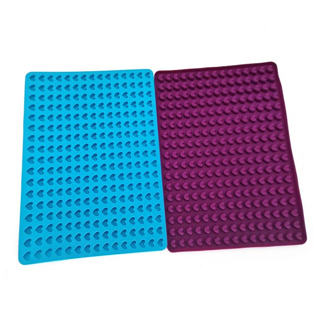 Silicone Baking Mat Mini Heart Reusable Baking Mat Dog Treats Chocolate Mold Heat Resistant Non Stick Baking Mat