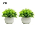 thumbnail image 3 of Injueey 2x Pot Bonsai Ornamento Versátil Compañero de decoración para el hogar Amplia aplicación Hierbas de imitación para decoración Type3 NO3, 3 of 6